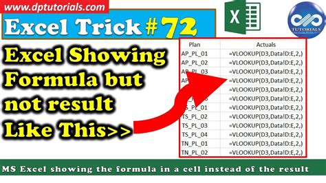 excel displaying formula instead of result|excel formula as text not results.